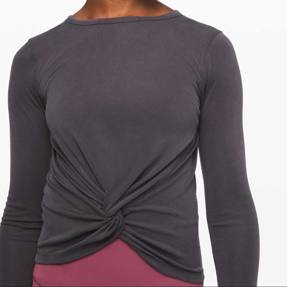 lululemon athletica Tops - lululemon long sleeve rubbed top